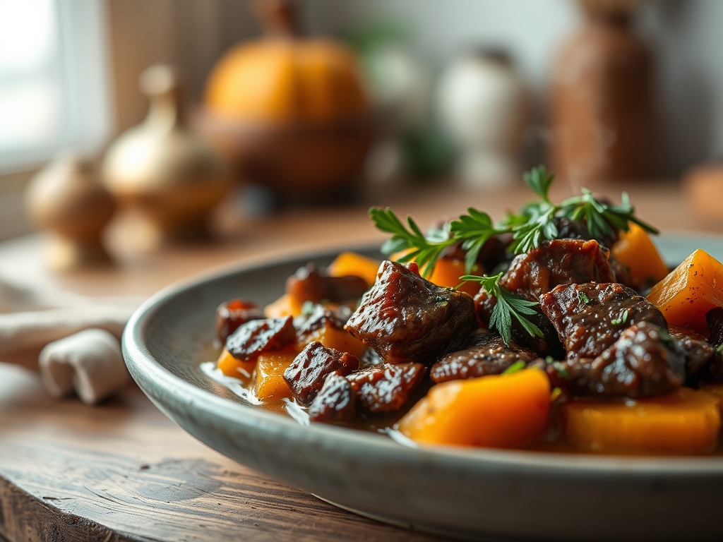butternut squash and beef recipes