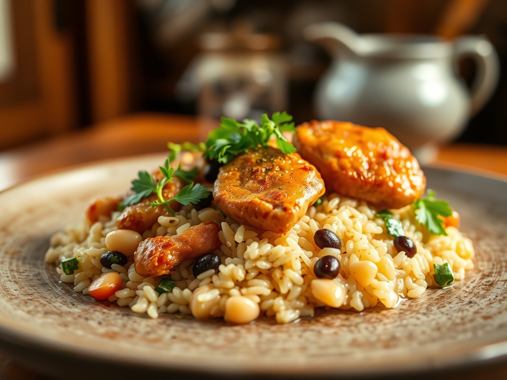 rice beans and chicken recipes