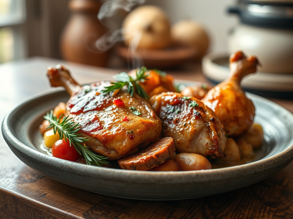 slow cooker chicken recipes with vegetables